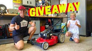 I GAVE AWAY A LAWN MOWER FOR FREE TO A FUTURE LAWN ENTREPRENEUR