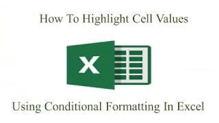 How to highlight cells using conditional formatting in excel