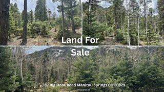 Build Your Dream Home | Crystal Park Lot for Sale | Manitou Springs CO 80829