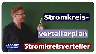 Stromkreisverteilerplan erstellen - Stromkreisverteiler - einfach und anschaulich erklärt