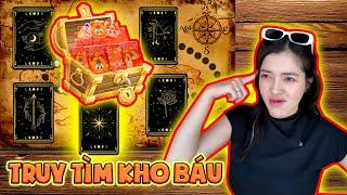 CHALLENGE TO DECODE PUZZLES AND FIND MYSTERIOUS BABY THREE TREASURE I Linh Barbie Vlog