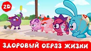Здоровый образ жизни. Лучшие серии | Смешарики 2D