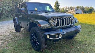 2024 Jeep Wrangler Sahara Hybrid Startup & Horn