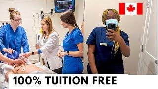How to study nursing for free in Canada|No tuition required