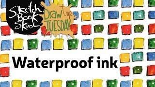 Draw Tip Tuesday: Waterproof ink