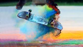 Explosions of Color: Skateboarding in Slow Motion (Chromatic 2)