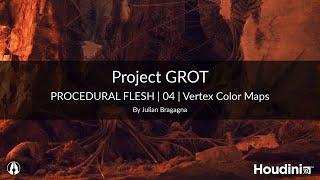 Project GROT Procedural Flesh | 04 | Vertex Color Masks