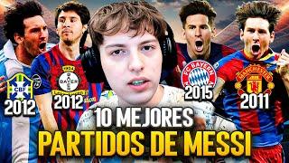 DAVOO XENEIZE REACCIONA A LOS 10 MEJORES PARTIDOS DE MESSI (2024) - LO NUNCA VISTO...