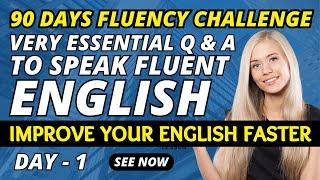 English Conversation To Speak Fluent English -1 | Real English Conversation | English Speaking