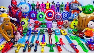 Marvel's Spider-Man series Unboxing, Spider-Man action dolls, glowing Spider-Man electric toy gun
