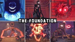 DOORS : THE FOUNDATION - All Jumpscares & All Bosses & All Cutscenes | ROBLOX