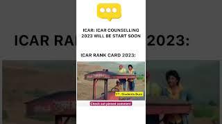 ICAR UG RANK CARD #icar2024 #icar #icarcounsellingbyrituraj #shorts #meme #studentsbuzz #nta #yt
