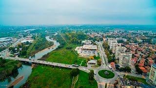 Pazardzhik-BULGARIA park ostrov "Svoboda " in 4K uncut NO SOUND