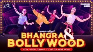 Non Stop 30 Min BHANGRA + BOLLYWOOD Dance Workout With BRAZIL Friends E08 | FITNESS DANCE With RAHUL