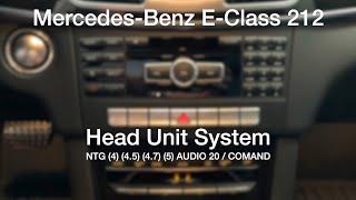 Mercedes W212 | How To Tell NTG Version Audio 20 & Comand