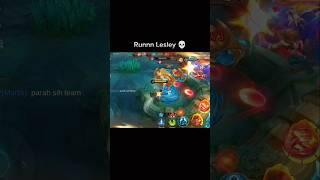 Runnn Lesley  #lesley #dyrroth #mobilelegends #mlbb #shorts #short @Jheayn #wtf #wtfmoments