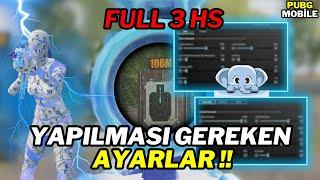 BİLMENİZ VE YAPMANIZ GEREKEN TÜM AYARLAR VE HER CİHAZA UYUMLU HASSASİYET! | PUBG MOBİLE