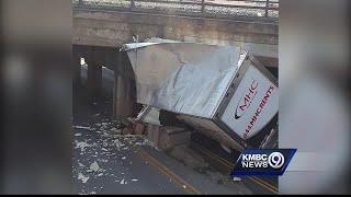 Independence Avenue Bridge a magnet for tall trucks