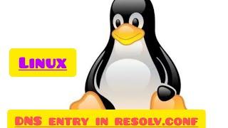 linux DNS entry in resov.conf