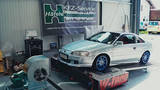 Toyota Paseo Dyno - KFZ Häfele Leistungsprüfstand