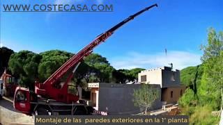 Montaje estructura de casa prefabricada | Coste Casa