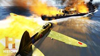 WWII's Most Unrelenting Kamikaze Attack | Biggest Battles of WWII