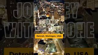 Detroit, Michigan, USA Aerial Views  | Stunning 4K Drone Footage  #shorts