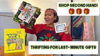 Last Minute Thrifting and Shopping Guide to Second Hand Gifts #thriftwithme #giftguide2023