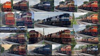 ULTIMATE Alco Double Diesel Engine Chugging+smoking+honking 77 in 1 MEGA compilation 2023 | SCR SWR