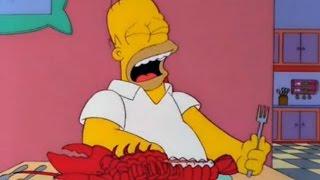 Homero se come a Tenazas - Los Simpson