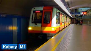 Kabaty | Line M1 : Warsaw metro ( Alstom Metropolis 98B )