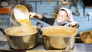 早朝３時から働くスーパーおばあちゃん！！爆売れ爆安の最強天ぷら肉うどん屋の仕事丨Tempura and Udon Restaurant : Japanese style