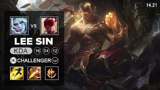 Lee Sin vs Viego Jungle - KR Challenger - Patch 14.21 Season 14