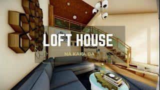 54sq.m. Loft House Design || House Design Ideas || Modern House Design