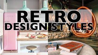 RETRO Interior Design style! How we see these retro vibes recycled in today's hottest trends!