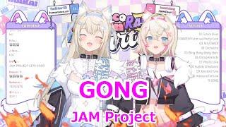 【Romaji lyrics】GONG・JAM Project【FUWAMOCO/stream（2024/2/25）】