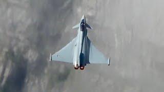 Eurofighter Typhoon S German Air Force Luftwaffe flying Display Mollis Zigermeet 2019 AirShow