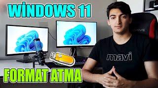 WİNDOWS 11 USB İLE FORMAT ATMA | 2022