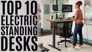 Top 10: Best Electric Standing Desks of 2021 / Full Sit Stand Home Office Table / Computer Desk