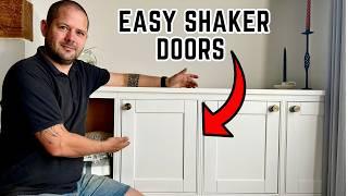 How to make shaker cabinet doors