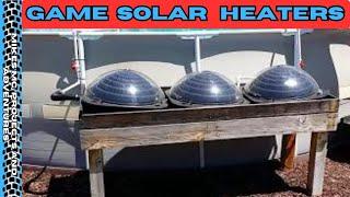 GAME solar water heaters and solar powered pump