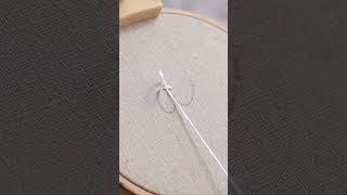 How to embroider letters