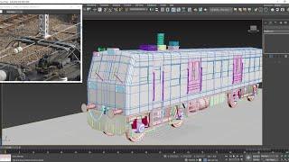 Model An EMU Locomotive Like A Pro | Step-By- Step 3dsmax Tutorial