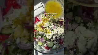 Watermelon Cucumber Salad #shorts #salad