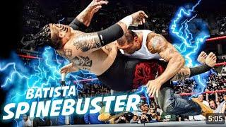 Wwe Batista Spinebuster Compilation @wrestlingera1801