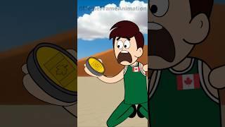Can your country clear this dalgona game?(Animation meme)#memes #shorts