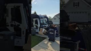 LRS garbage truck on recycle #garbagetruck