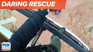 Utah's First Female Search and Rescue Pilot Helps Save Visitors From Floodwaters