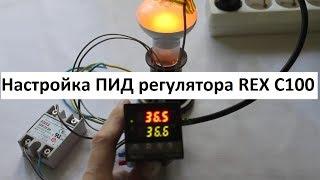 Настройка ПИД регулятора REX C100 для инкубатора