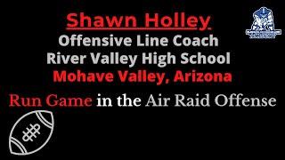 River Valley High School (AZ)  Shawn Holley, Run Game in the Air Raid Offense, Offensive line drills